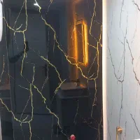 نصب ماربلشیت وپشت Tv سقف کاذب