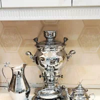 سماور مارک کلاسیک کاملا نو مناسب جهیزیه ۶ لیتری