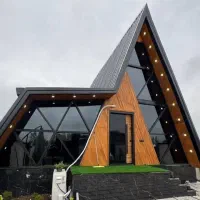 جوشکاری کلبه سوئیسی ماربل‌شیت چوب