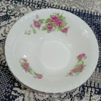 ۴ عدد کاسه ی گل سرخی استفاده نشده نو نو