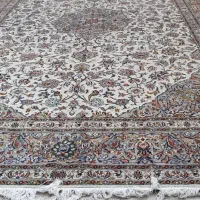 فرش دستبافت شیک کاشان ۱۵ متر زمینه کرم|فرش|همدان, |دیوار