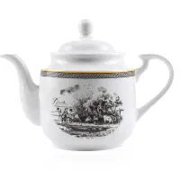 قوری بزرگ استوانه‌ای ویلیج چینی زرین ایران