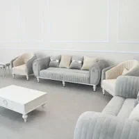 مبل راحتی فندی کلاف اصلی رنگبندی کامل