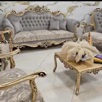 مبلمان کلاسیک منبت مدل افسون|مبلمان خانگی و میز عسلی|رشت, سیا اسطلخ|دیوار