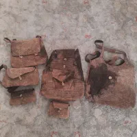 تعدادی کیف نمدی نمدین صنایع دستی طبیعی