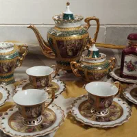 سرویس شیر خوری طلاکوب ژاپنی