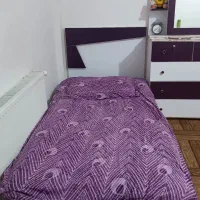 تخت تک نفر بادراور اینه دار