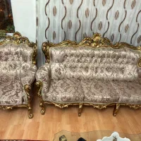 مبل سلطنتی ۹نفره با سه تا میز جلو مبلی