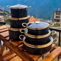 تولید قابلمه های گرانیت ضخیم ارسال از درب کارخانه