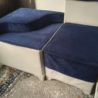 مبل راحتی  کاناپه ۷ نفره شیک معاوضه با فرش ۱۲ متری|مبلمان خانگی و میز عسلی|اصفهان, هفتون|دیوار