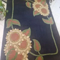 قالیچه ۴ متری طرح گل خیلی تمیز و در حد نو