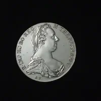سکه نقره اصل ماریا ترزا ملکه اتریش ۱۷۸۰
