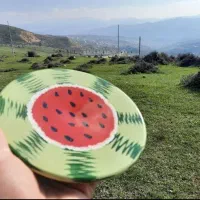 پیش دستی یلدایی هندونه|ظروف سرو و پذیرایی|رشت, هلال احمر|دیوار