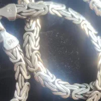 گردنبند نقره زمرد پنجشیر شجر دستسازکلیکسیونی عتیقه|جواهرات|شیراز, فرگاز|دیوار