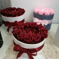 شاخه گل رز ساتن|گل مصنوعی|قم, شاه سید علی|دیوار