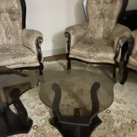 مبل سلطنتی ۸ نفره|مبلمان خانگی و میز عسلی|قم, سراجه (۱۵ خرداد)|دیوار