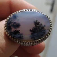 انگشتر شجر معدنی زیبا