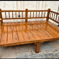تخت سنتی چوبی