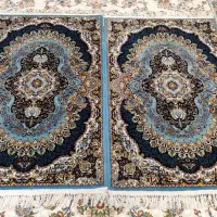 یک جفت فرش یک و نیم متری آبی نگین مشهد