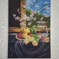 فروش تابلو رنگ روغن روی بوم و مخمل|صنایع دستی و سایر لوازم تزئینی|بیرجند, |دیوار