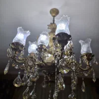 لوستر.  برنز . ۱۰ شاخه