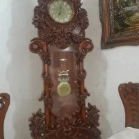 ساعت ایستاده چوبی