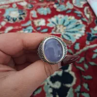 انگشتر عقیق  کبود