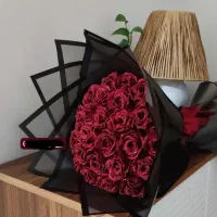 گل روبانی/ گل رز روبانی/دسته گل پروانه ای