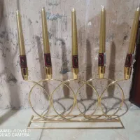شمعدان طلایی|لوستر و چراغ آویز|کرمانشاه, |دیوار