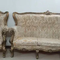 مبلمان ۹نفره سلطنتی|مبلمان خانگی و میز عسلی|خمینیشهر, |دیوار