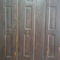 درب چوبی دولنگه