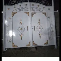 طرح الیزه باغی درب گل چهارسو ویلایی حیاط