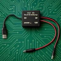 یو پی اس ups تبدیل پاوربانک به آدامپتور 12v-9v
