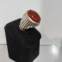 رکاب دستساز عقیق سرخ یمانی