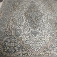 فرش ۹متری طوسی فرش سبز ۶متری