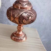 ظروف تزئینی مسی قلم کاری اصفهان