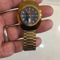 دو عدد رادو عتیقه کلکسیونی موتور زرد اصل سوئیس