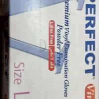 دستکش مارک وینیلی سایز لارج ضدعفونی کننده دست