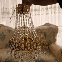 فروش لوستر به علت تغییر دکوراسیون|لوستر و چراغ آویز|تربت‌حیدریه, آسایش|دیوار