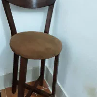 صندلی بلند چوبی ،چوب راش 1 عدد|میز و صندلی غذاخوری|تربت‌حیدریه, مظفریه|دیوار