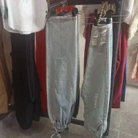 شلوارلی زنانه شلوار مام استایل نیم بگ دمپا|لباس|اصفهان, برازنده|دیوار