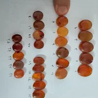 عقیق یمن اصلی آماده حکاکی ۲۸ ذکر جامع الاذکار