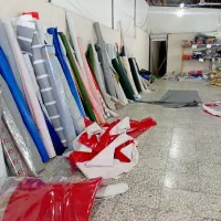 چادر سایه بان پارچه برزنت تعمیرات خیاط خیاطی