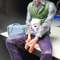 فیگور نشسته جوکر سایز بزرگ|مجسمه، تندیس، ماکت|تبریز, |دیوار