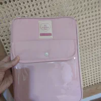 کیف صورتی آیپد مدل کاپشنی