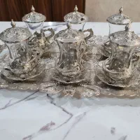 فنجان و نعلبکی نقره ای zara