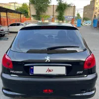 ۲۰۶ مشکی تیپ۵ بی هزینه
