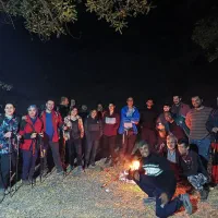 صعود شبانه به کوه دارآباد  تهران تا چشمه