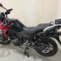 موتورسیکلت سوزوکی همراه ۳ عدد باکس