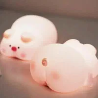 چراغ خواب سیلیکونی هفت رنگ،تایمر دار اصلی کف قیمت|چراغ خواب و آباژور|مشهد, سرافرازان|دیوار